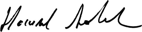 Howard Sokolowski's signature